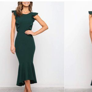 Petal & Pup Emerald "Avani Dress"